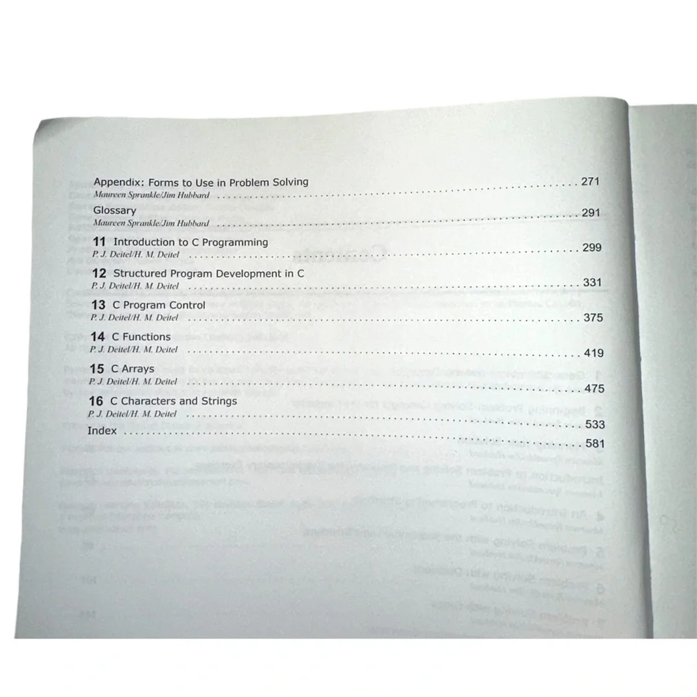 Pearson Custom Computer Science (Algorithm Design and C Programming) - Picture 4 of 4